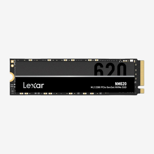 Lexar NM620 SSD 512GB M.2 2280 PCIe Gen3x4 NVMe 1.4 SSD Interno Fino a 3500MB/s in Lettura, 2400 MB/s in Scrittura