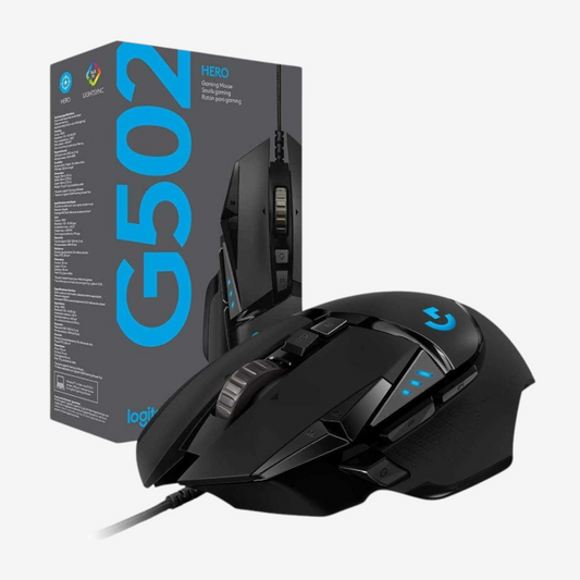 Logitech G G502 HERO Mouse Gaming Prestazioni Elevate, Sensore HERO 25K, 25.600 DPI, RGB, Pesi Regolabili, 11 Pulsanti Programmabili, Memoria Integrata, Nero